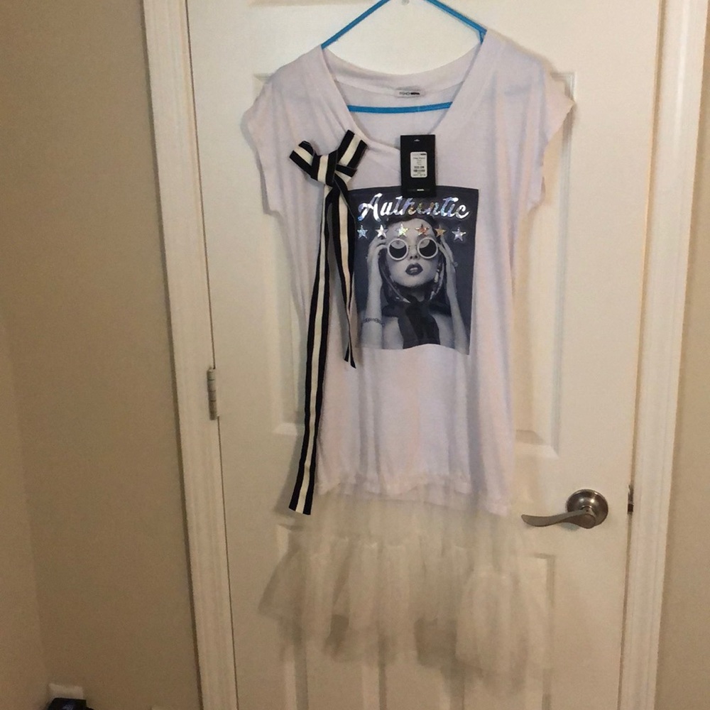 Dress with tutu attached